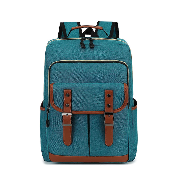 "Wasserdichter, stilvoller Laptop-Rucksack, unisex, robust, vielseitige Fächer, ideal für Reisen. Schützt vor Nässe."