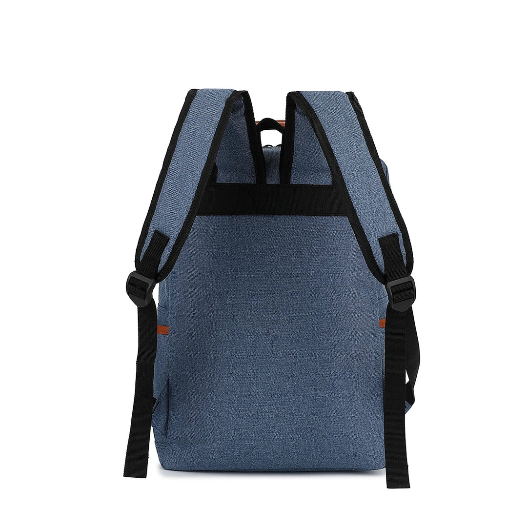 "Wasserdichter, stilvoller Laptop-Rucksack, unisex, robust, vielseitige Fächer, ideal für Reisen. Schützt vor Nässe."