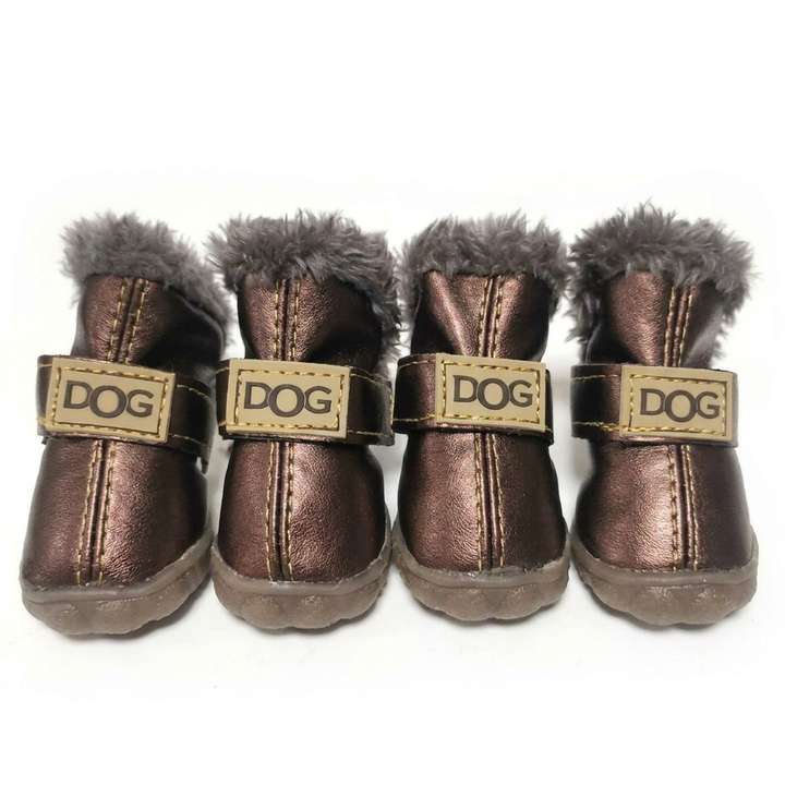 Winter dog gear: Waterproof comfy dog shoes for all-weather paw protection. Anti-slip durable pet accessories.