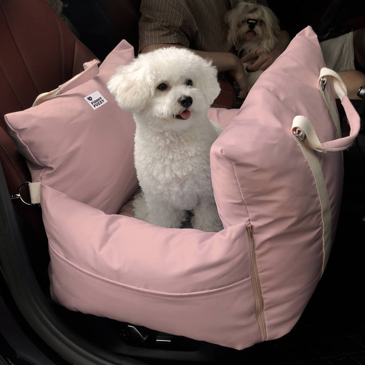 Pet car accessory, waterproof dog bed for front or back seats
