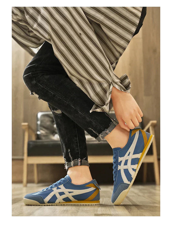 "Weiße Sommer-Sneakers mit geometrischem Muster und bequemer Passform für Damen, ideal für stilbewusste Outfits"