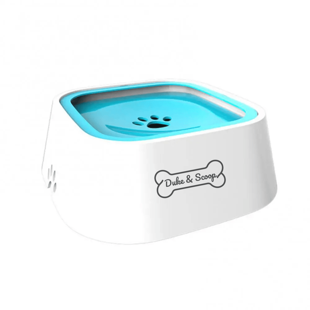 Easy clean intelligent dog water bowl with anti-spill design, ensuring tidy pet hydration