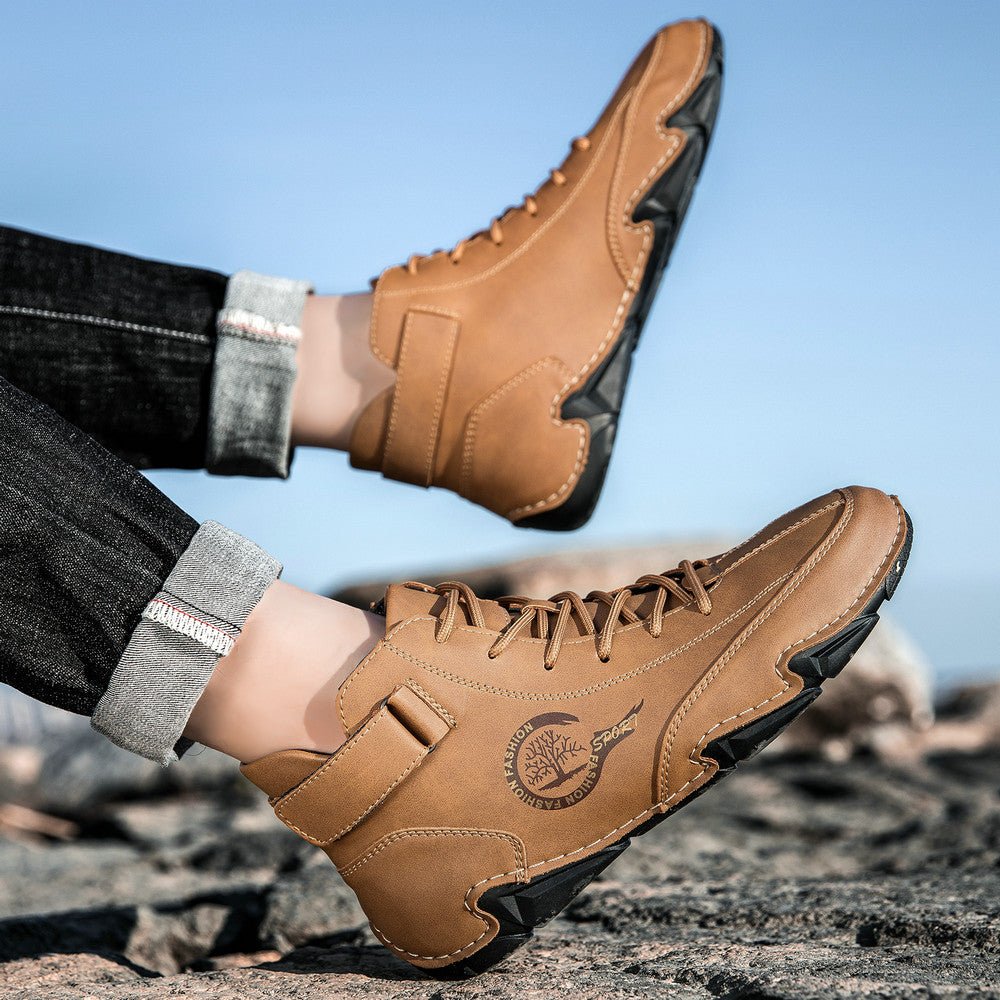 Wasserdichte Leder-Barfußschuhe