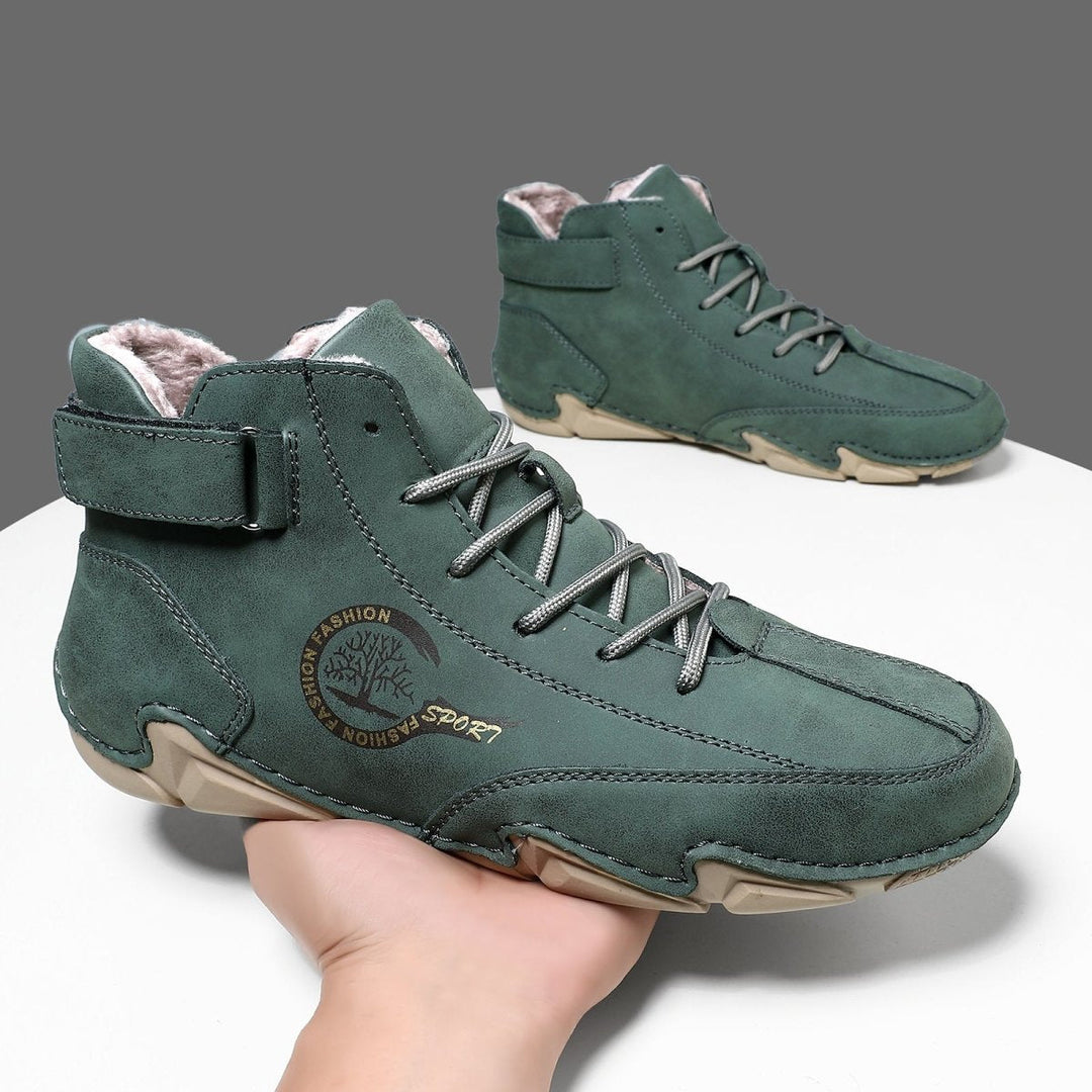 Wasserdichte Leder-Barfußschuhe