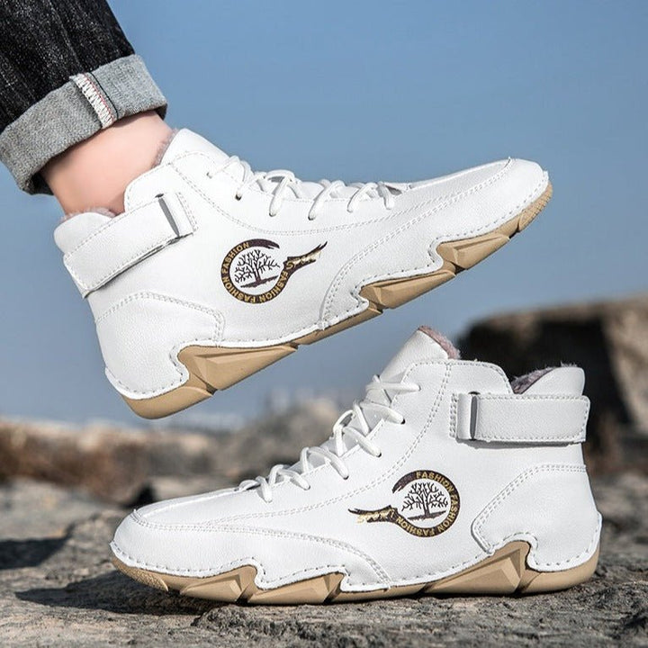 Wasserdichte Leder-Barfußschuhe