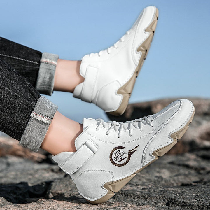 Wasserdichte Leder-Barfußschuhe