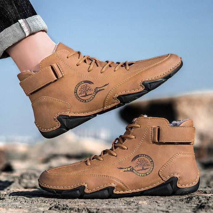 Wasserdichte Leder-Barfußschuhe