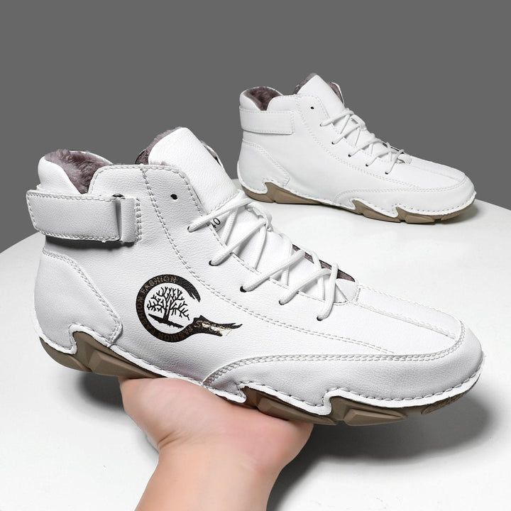 Wasserdichte Leder-Barfußschuhe