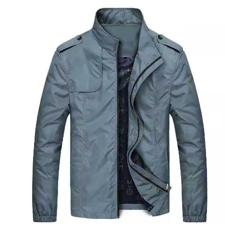 Winddichte Herrenjacke mit Reißverschluss in modernem Design, ideal für Outdoor-Aktivitäten und verschiedene Anlässe.