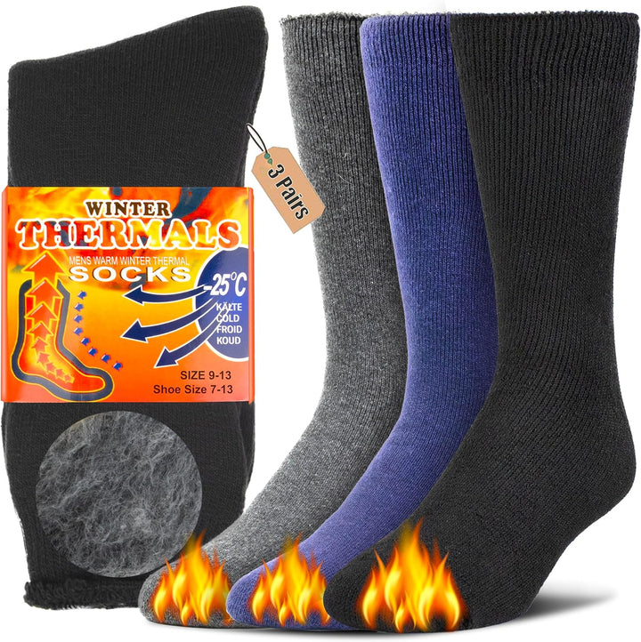 Durable, insulated winter boot socks offer superior warmth & comfort in freezing conditions.