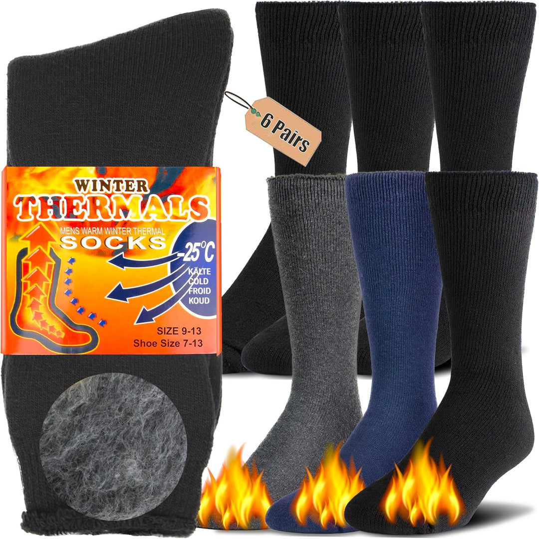 High-performance thermal boot socks, durable & insulated for extreme cold weather comfort.