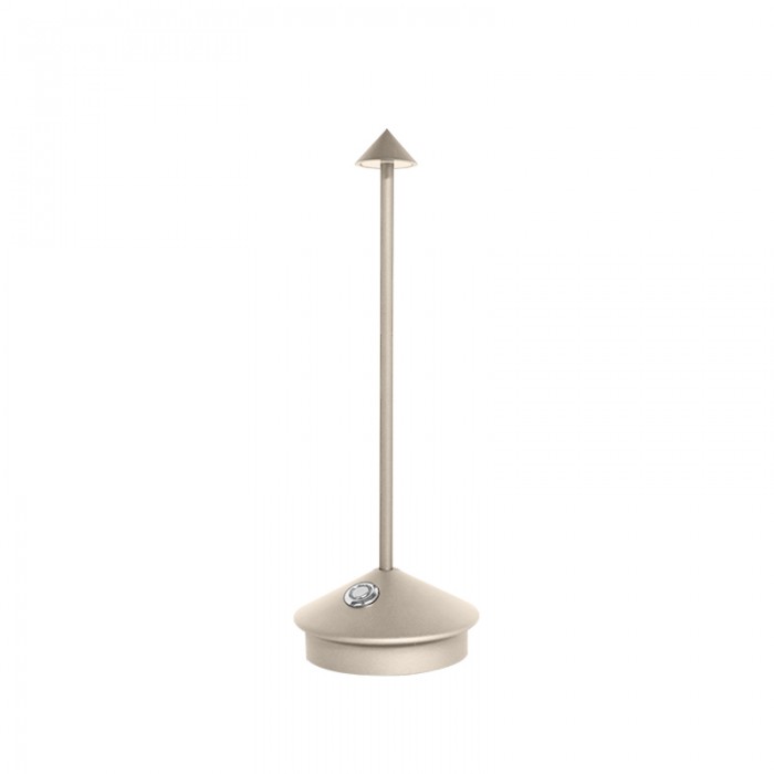 Ambient dimmable wireless LED lamp. Tabletop light for home decor, portable & rechargeable convenience.