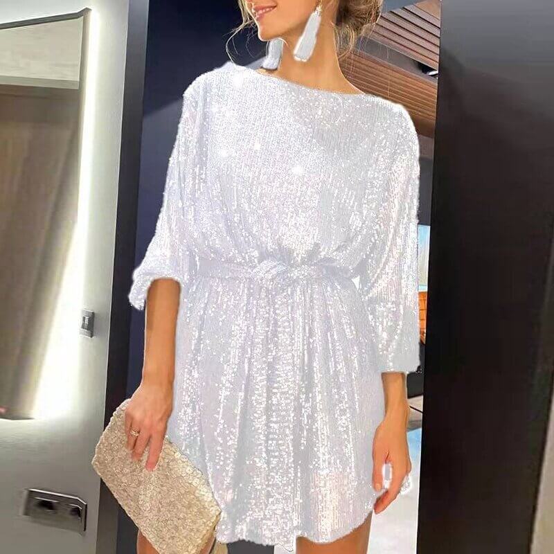 Glänzendes Paillettenkleid