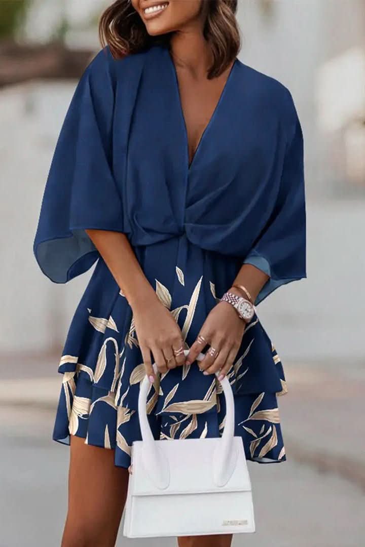 Chic bohemian off-shoulder mini dress for women, a summer fashion essential for casual and festival looks.