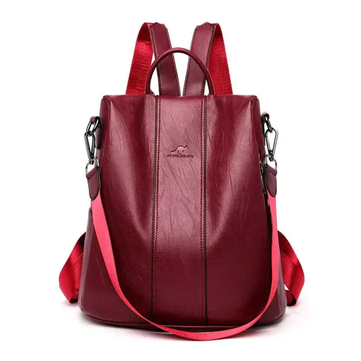Secure women's travel backpack. Convertible design with hidden anti-theft pockets ensures safe daily adventures.