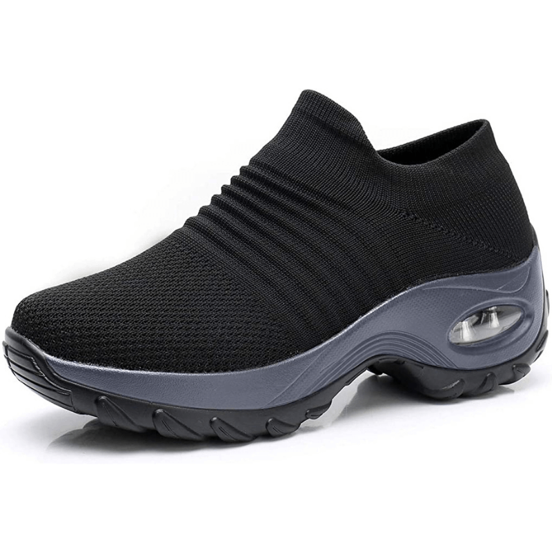 Ergonomic women's orthopedic shoes with arch support & cushioned sole for all-day comfort.