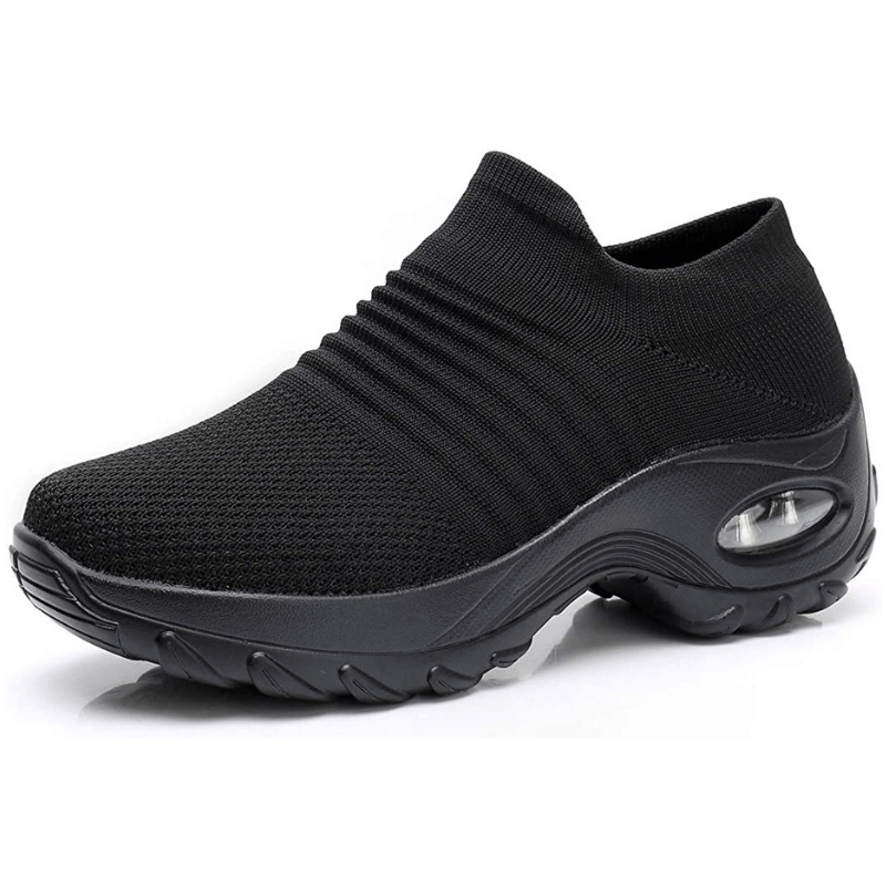 Breathable women's orthopedic comfort shoes with arch support, ideal for daily wear & foot health.