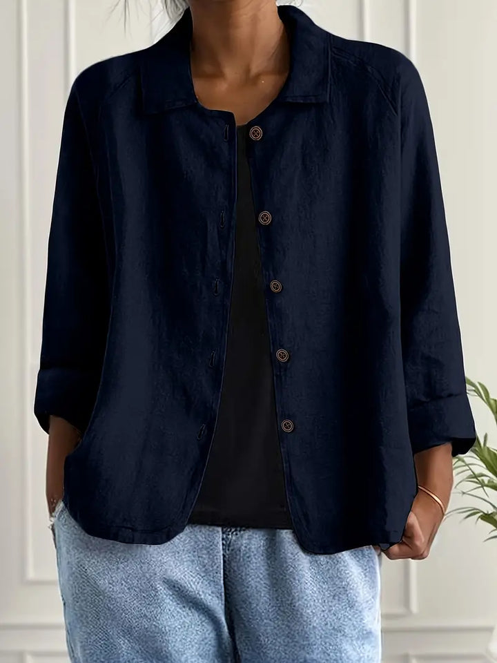 Summer essential: Women's flowy shirt cardigan, lightweight and versatile for casual style.