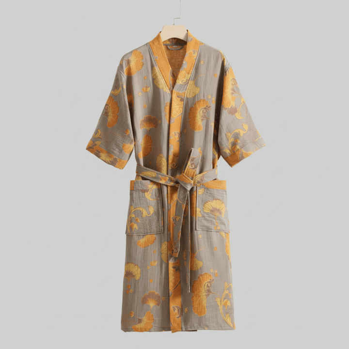 Versatile women's kimono robe; lightweight comfort wear & essential for home loungewear.