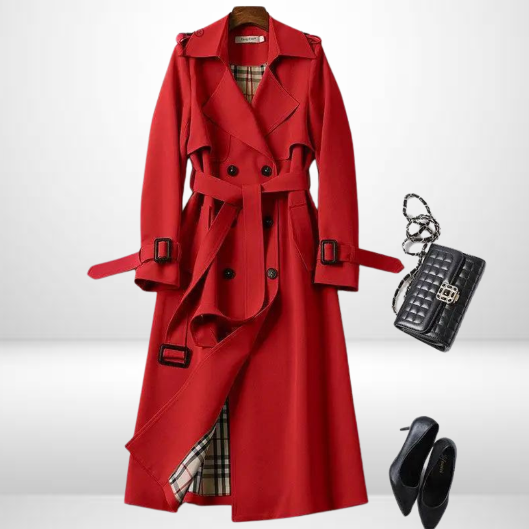 Everyday women's mid-length padded coat, a cozy relaxed fit jacket, perfect for fall fashion and winter comfort.