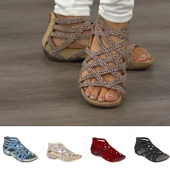 Women's versatile adjustable orthopedic sandals, perfect for warm weather and providing superb foot support.