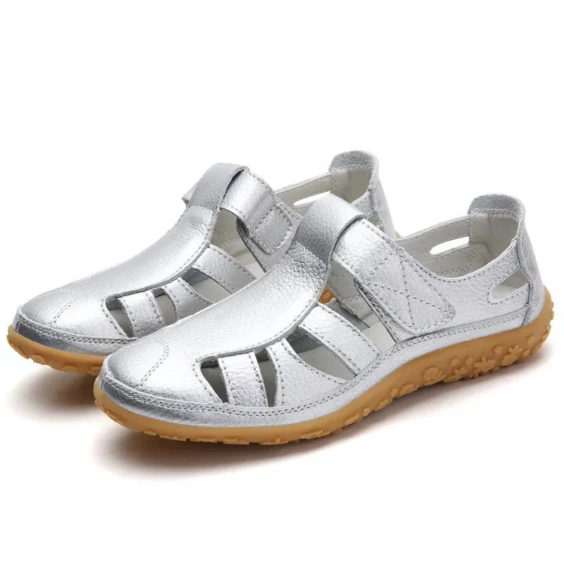 Foot support women's orthopedic sandals, relieving discomfort with arch support & a non-slip design.