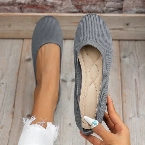 Enjoy all-day comfort with these women's orthopedic slip-on shoes, memory foam & arch support.