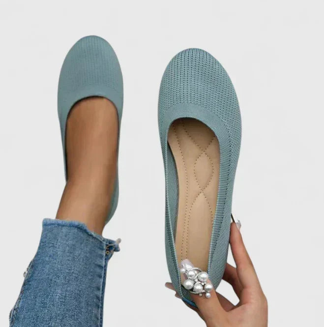 Stylish women's orthopedic slip-on shoes with advanced arch support, perfect for active daily wear.