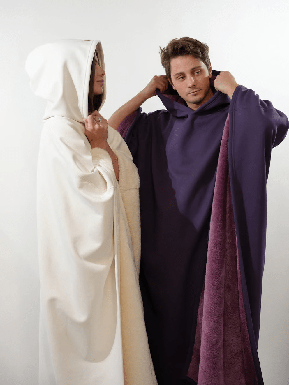 Soft & cozy women's oversized weighted hoodie, perfect for ultimate relaxation at home.