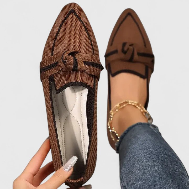 Supportive women's orthopedic loafers with premium cushioning and arch support, perfect comfort shoes for daily wear.