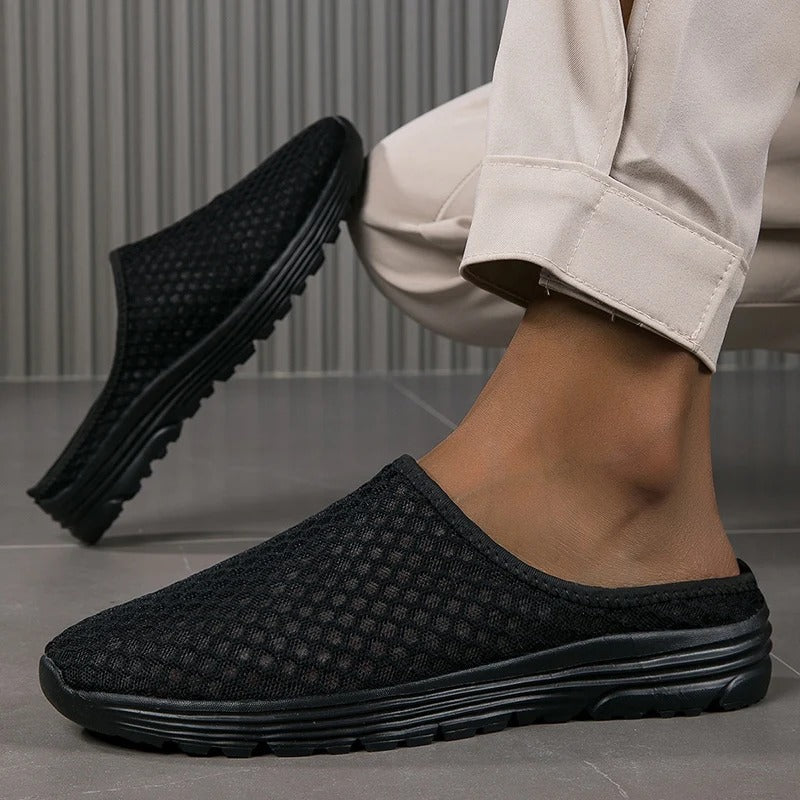 Everyday women's orthopedic slip-on sneakers with arch support for comfortable walking & foot support.
