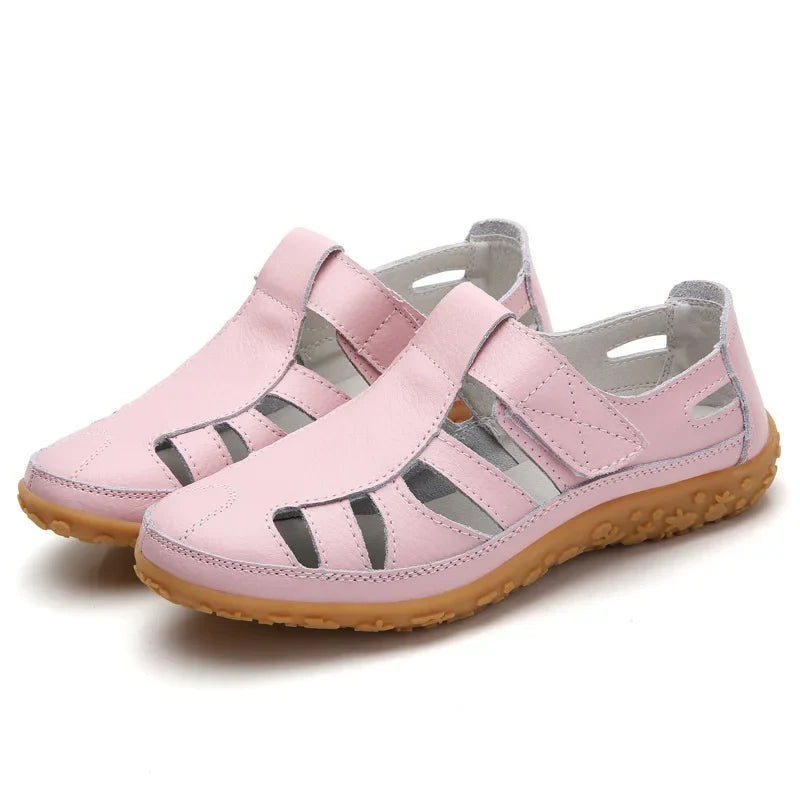 Top-down view of women's comfortable balance sandals, highlighting their everyday casual appeal.
