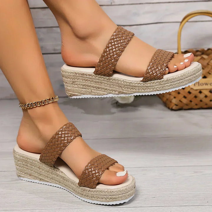Everyday summer platform wedge sandals for women, offering comfort and elegant style.