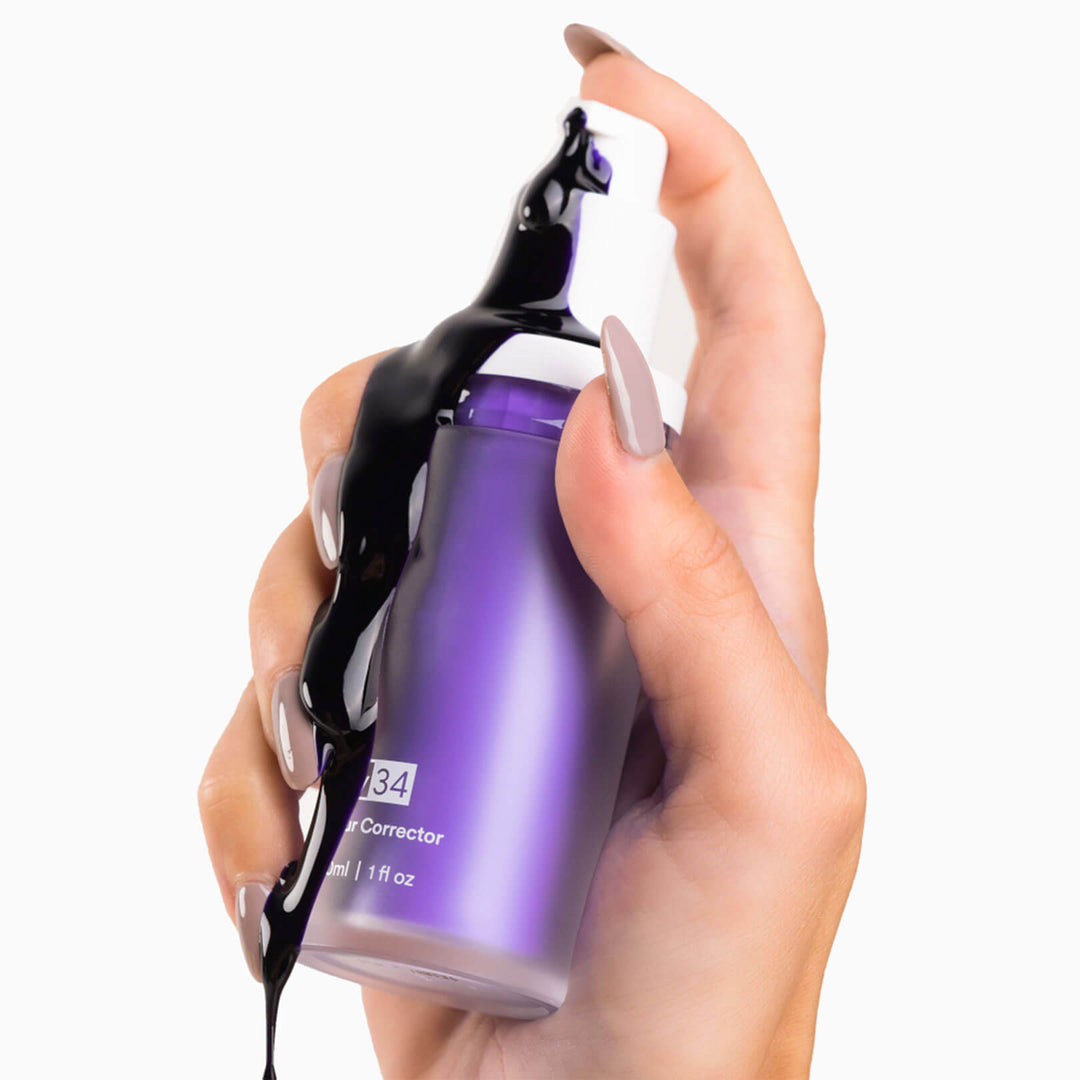 Zahnaufheller-Set mit V34 Farbkorrektor, violett, für strahlend weiße Zähne, 1+1 GRATIS, attraktives Angebot.